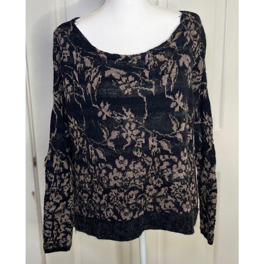 Free People Cotton-Linen-Wool Blend Sweater, Size S